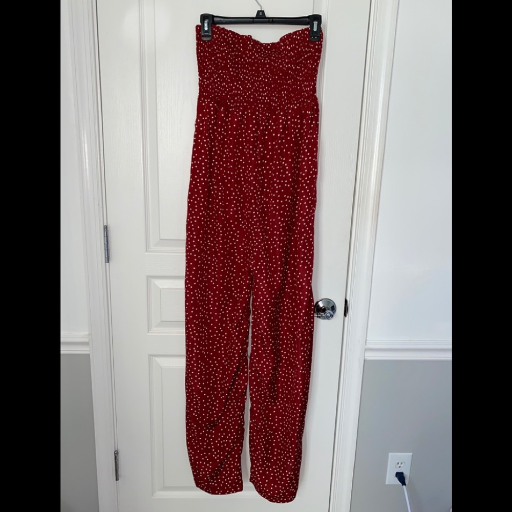 Strapless jumpsuit